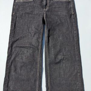 White House Black Market Crop Leg Size 4 Black Jeans